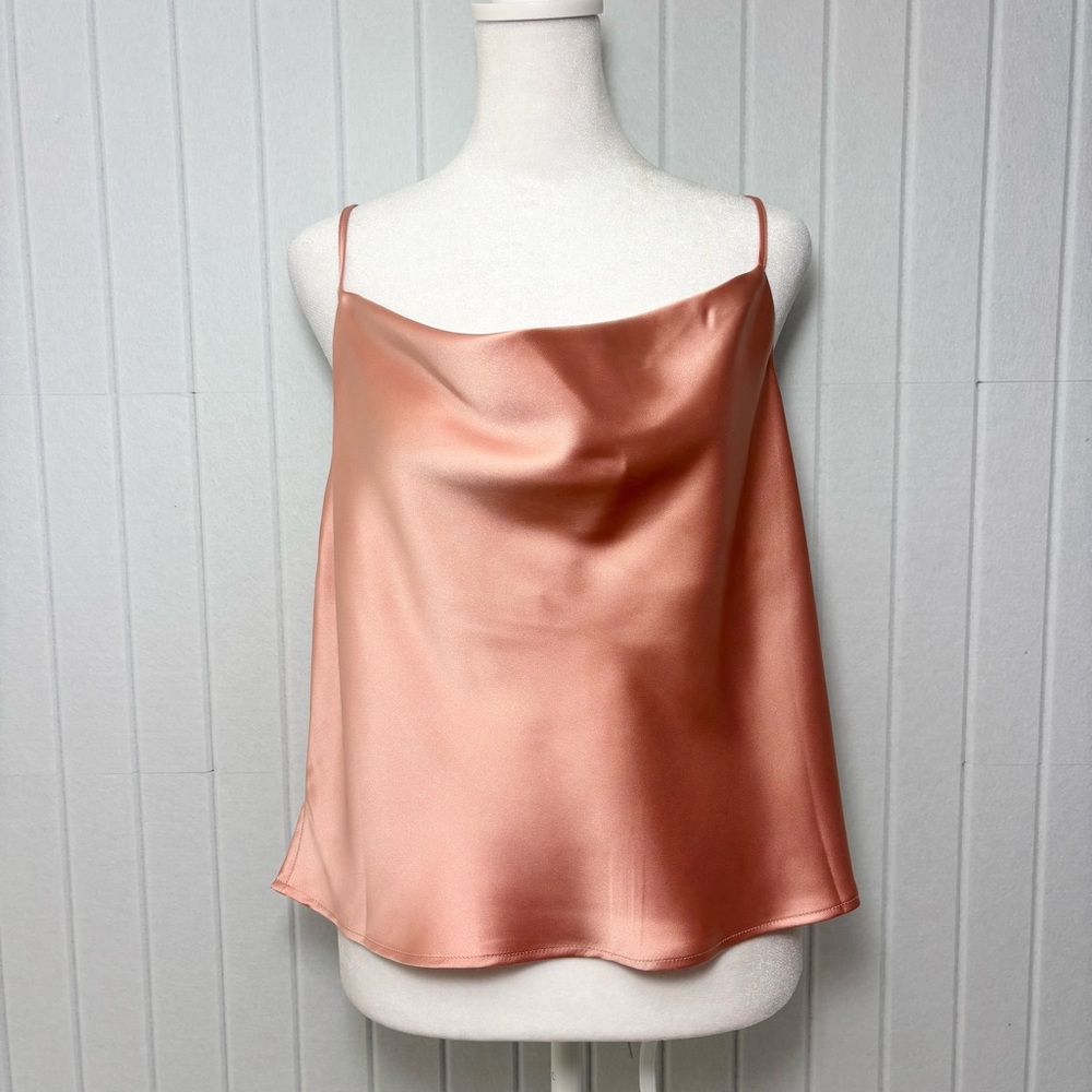 Forever 21 Peach Satin Camisole Size M